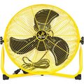 Hunter Fan Co. Jan Fan Jan Fan 18in Industrial Workstation Fan, 3 Speed, Yellow JF-18F-Y